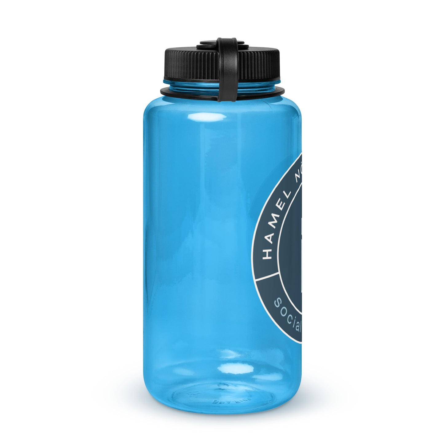 Wide Mouth Water Bottle - Round Logo