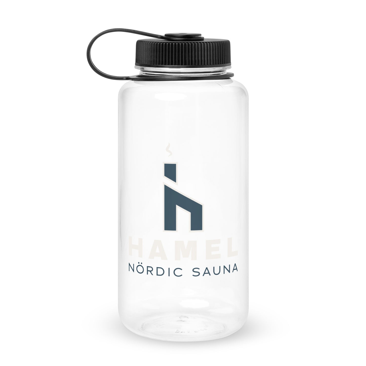 Wide Mouth Water Bottle - Vertical Logo