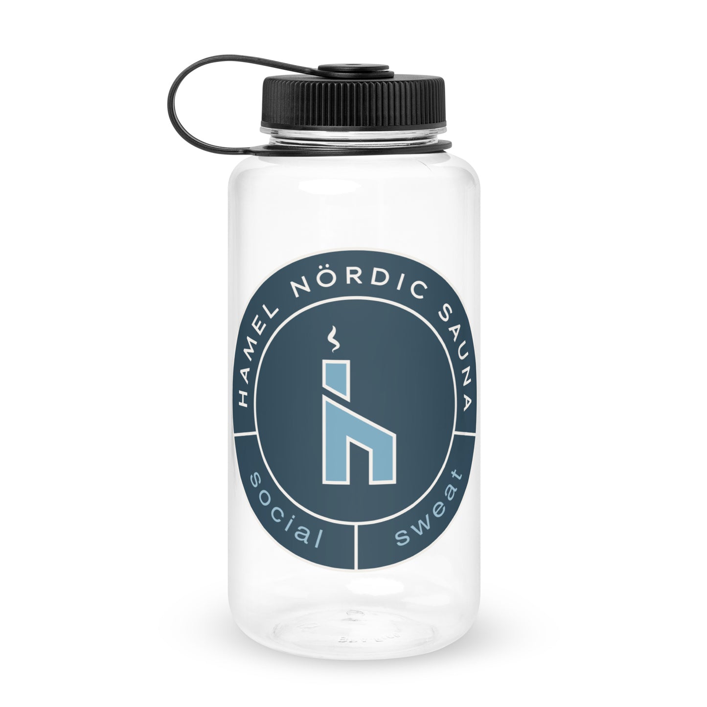 Wide Mouth Water Bottle - Round Logo