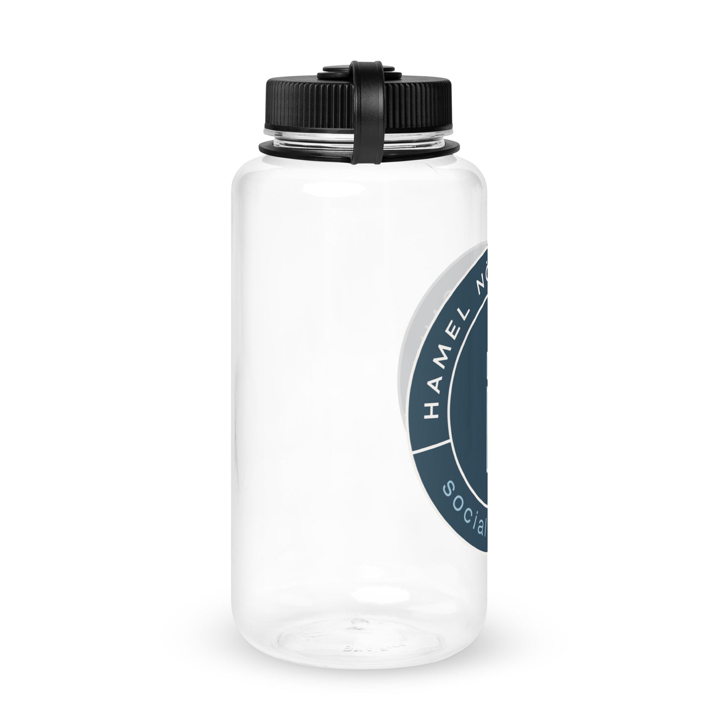 Wide Mouth Water Bottle - Round Logo